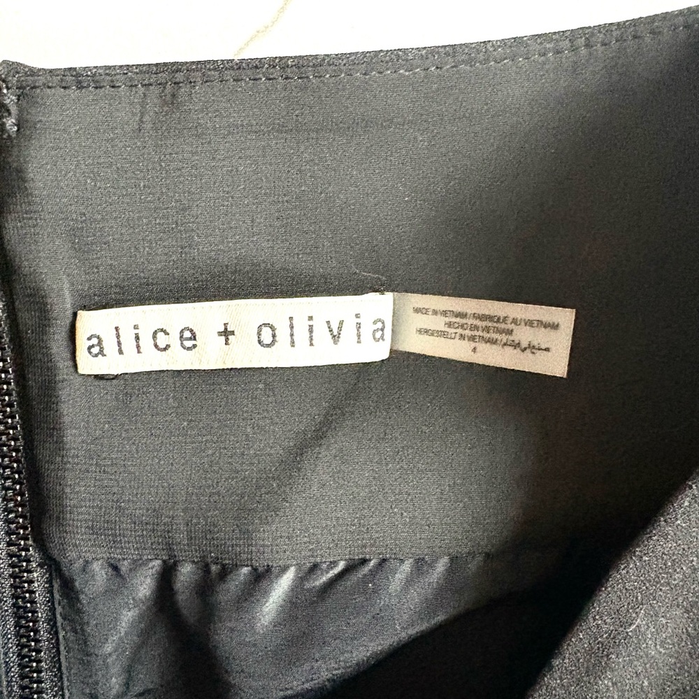 Alice & Olivia Floral Black Skirt - Picture 4 of 4